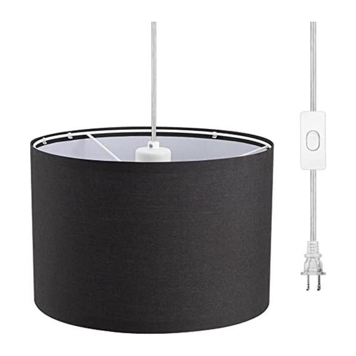 DEWENWILS Lámpara colgante enchufable con cable
