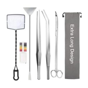 Liveek Kit de herramientas de acuario 7 en 1 de 15
