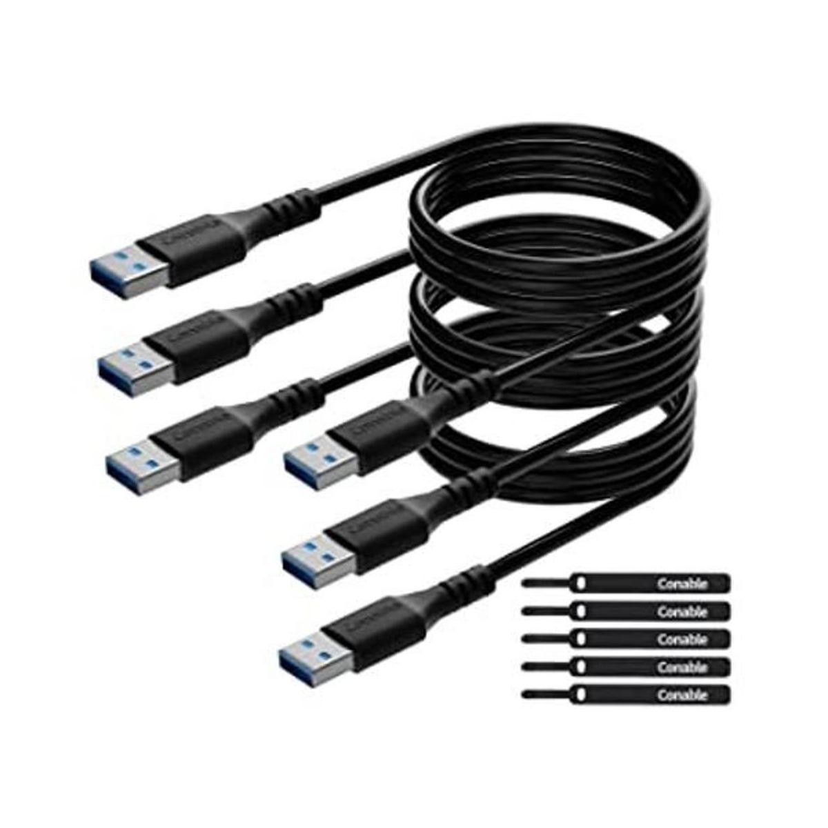 Cable USB a USB de 6 pies paquete de 3 cable USB 3.0