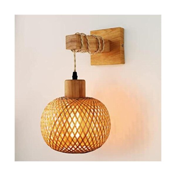 Lámparas de ratán para pared lámparas de ratán Frideko_1