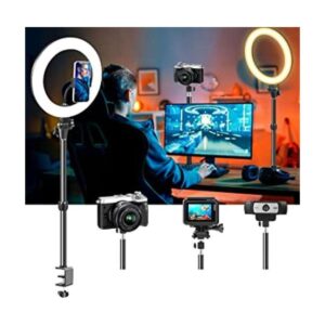 Anillo de luz para computadora con soporte de escritorio_1
