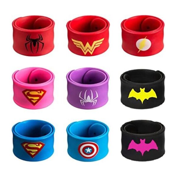 DeDeSoon Pulsera de superhéroe juguetes para fiestas de_1