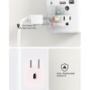Extensor de salida de pared con puertos USB divisor de_3