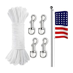 Cuerda para mástil de bandera de 100 pies kit de cuerda