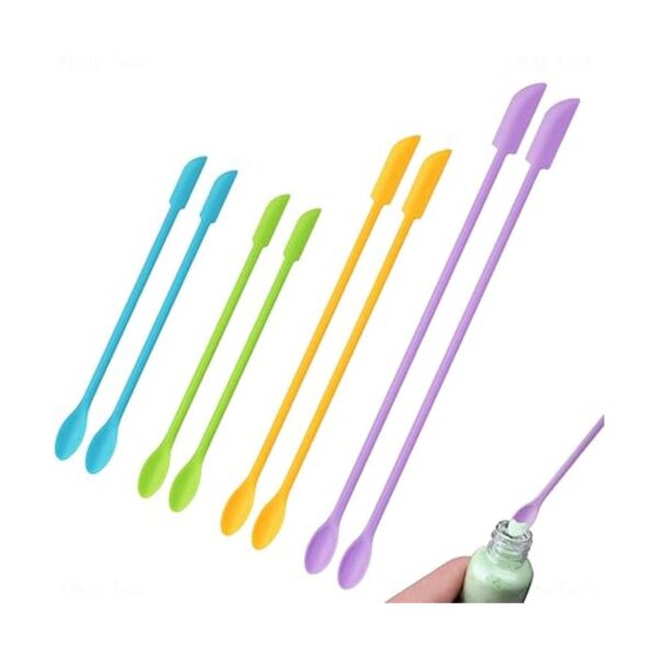 NiArt 8 espátulas de silicona para fundición de arte de