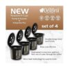 DeliBru Tazas K reutilizables para Keurig Supreme y K
