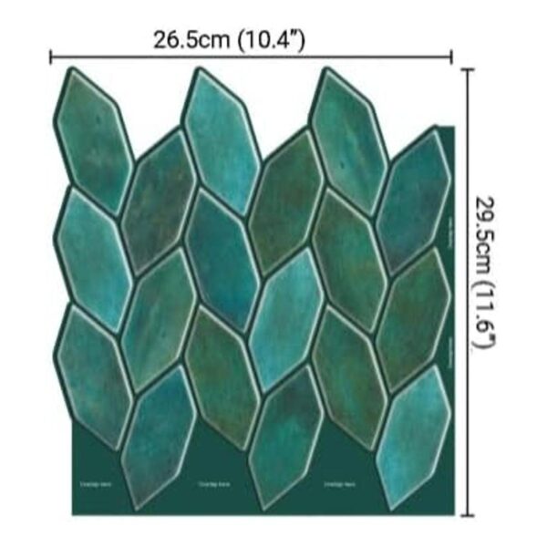 MOSAICOWALL Azulejos autoadhesivos para despegar y pegar