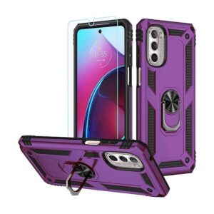 PUSHIMEI Funda para Moto G Stylus 5G 2022 con protector de_1
