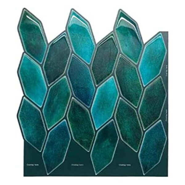 MOSAICOWALL Azulejos autoadhesivos para despegar y pegar