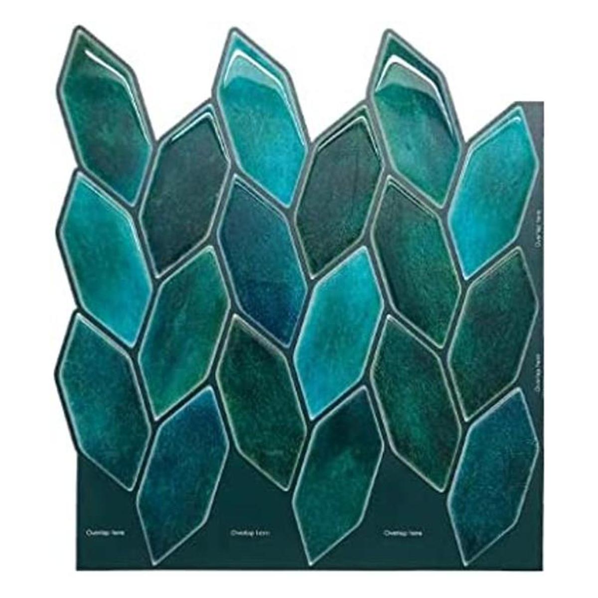 MOSAICOWALL Azulejos autoadhesivos para despegar y pegar