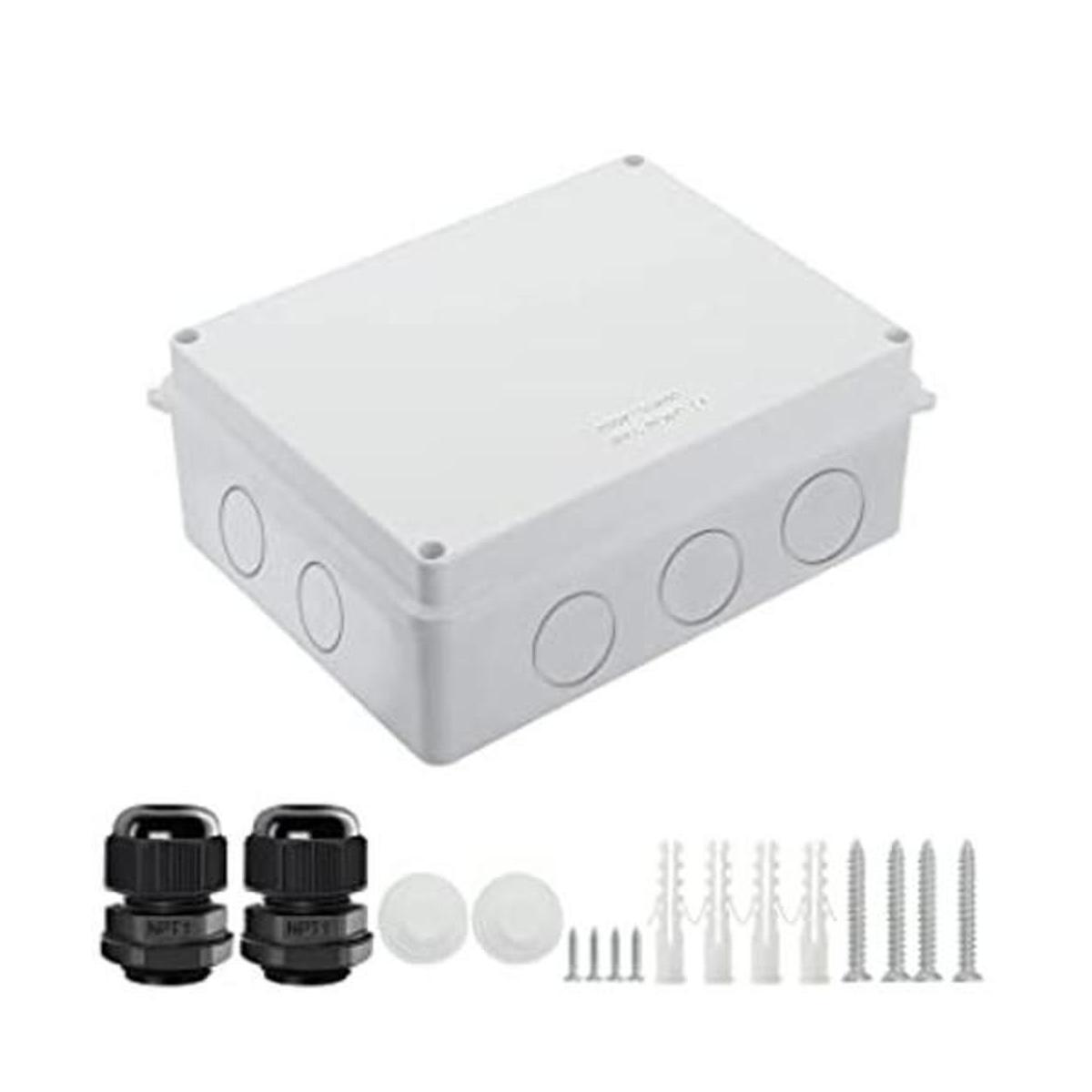 LeMotech Caja de conexiones con agujeros reservados caja