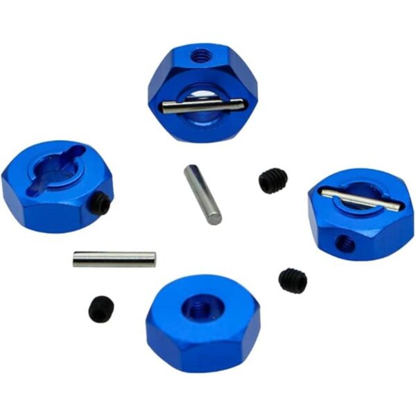 GLOBACT Adaptador de cubo hexagonal de aluminio de 0.472_5