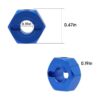 GLOBACT Adaptador de cubo hexagonal de aluminio de 0.472_3