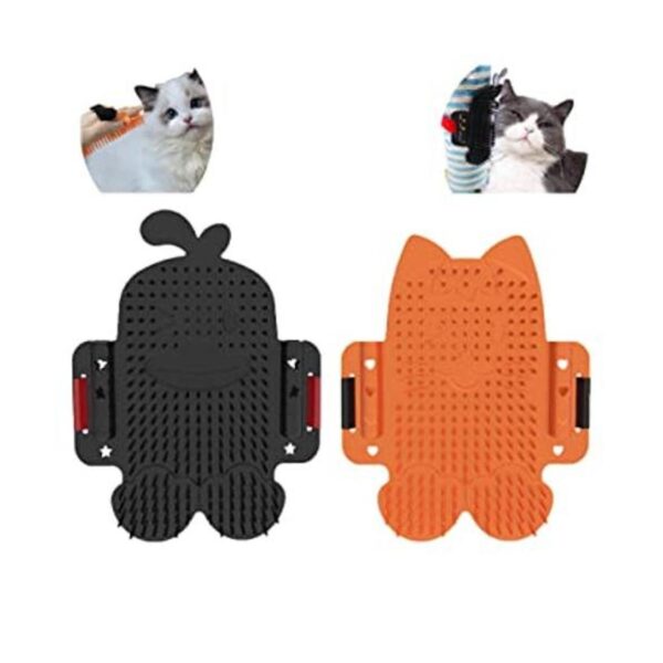 Paquete de 2 cepillos de cuidado automático para gatos_1