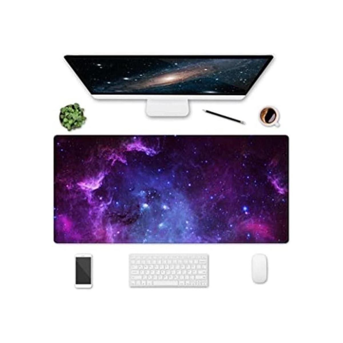 HOMKUMY Alfombrilla de mouse extendida para juegos 35.5 x