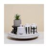 HPC Decor Lazy Susan de 12 pulgadas organizador de madera_2