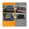 Parasoles para ventana de automóvil paquete de 2_2