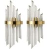 HOLKIRT Moderno juego de 2 apliques de pared de cristal_1