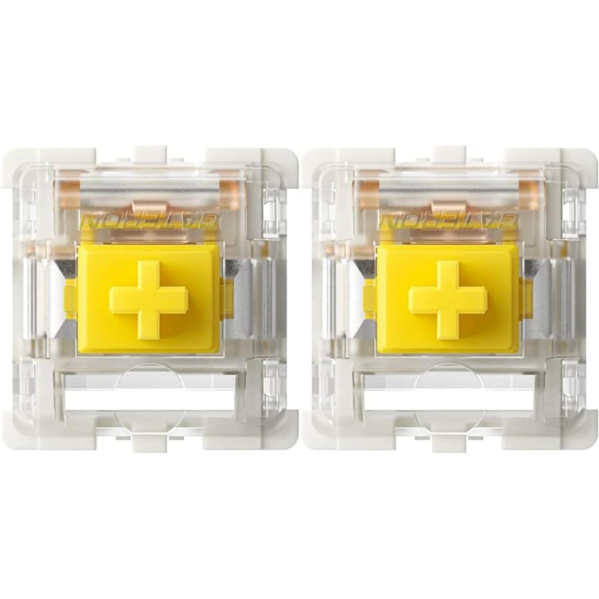 Gateron G Yellow Pro Interruptores prelubricados RGB SMD