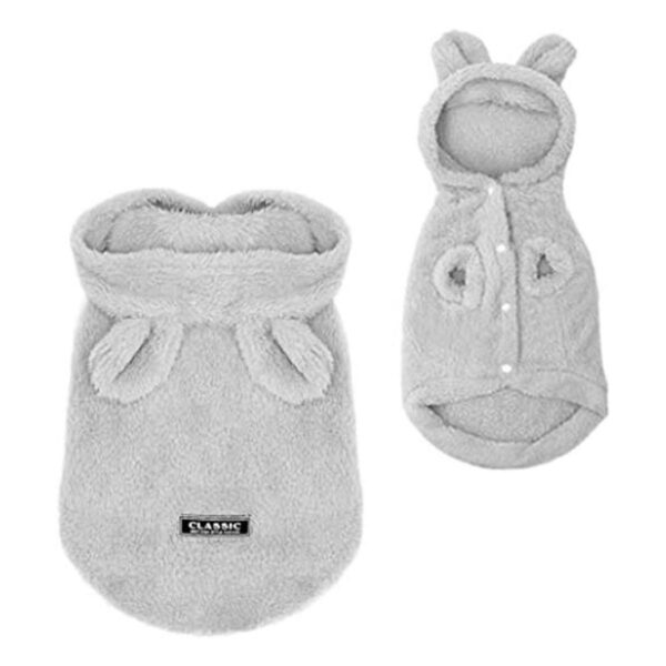 Anelekor Sudaderas con capucha para perro abrigo con