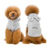 Anelekor Sudaderas con capucha para perro abrigo con