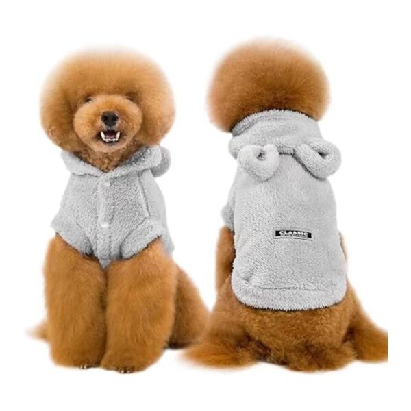 Anelekor Sudaderas con capucha para perro abrigo con