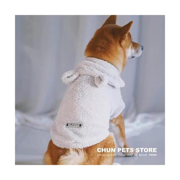 Anelekor Sudaderas con capucha para perro abrigo con