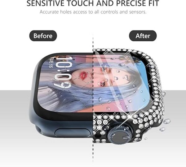 CHANCHY Paquete de 4 fundas compatibles con Apple Watch de_4