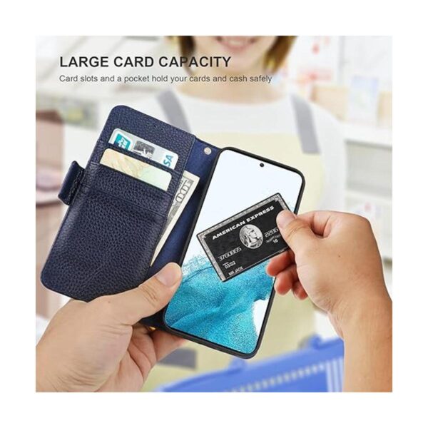 Bocasal Funda tipo cartera para Galaxy S22 5G soporte de_4