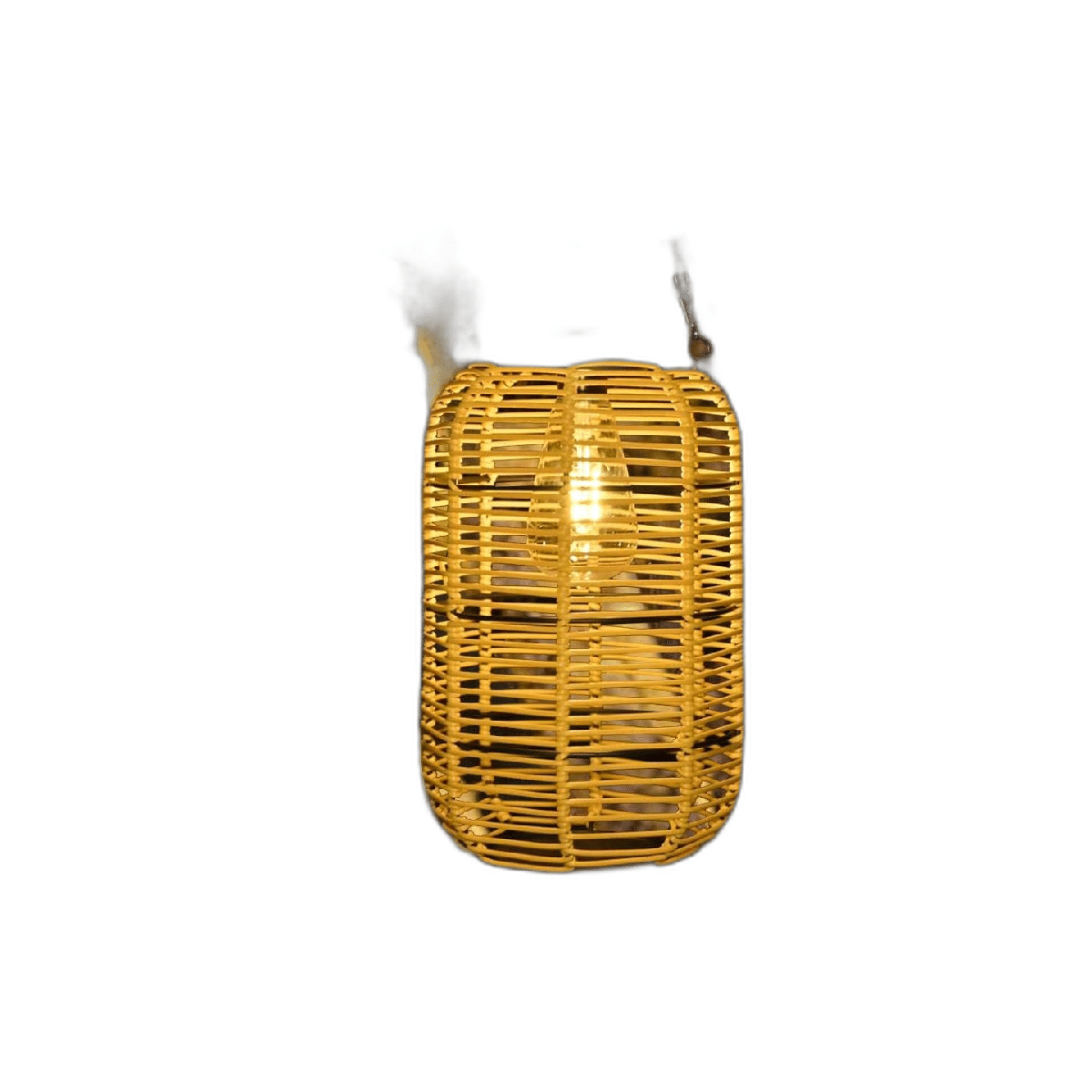 Livinlarge Linterna solar para colgar al aire libre gran