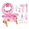 Tocador portátil de princesa con espejo mágico tocador de_2