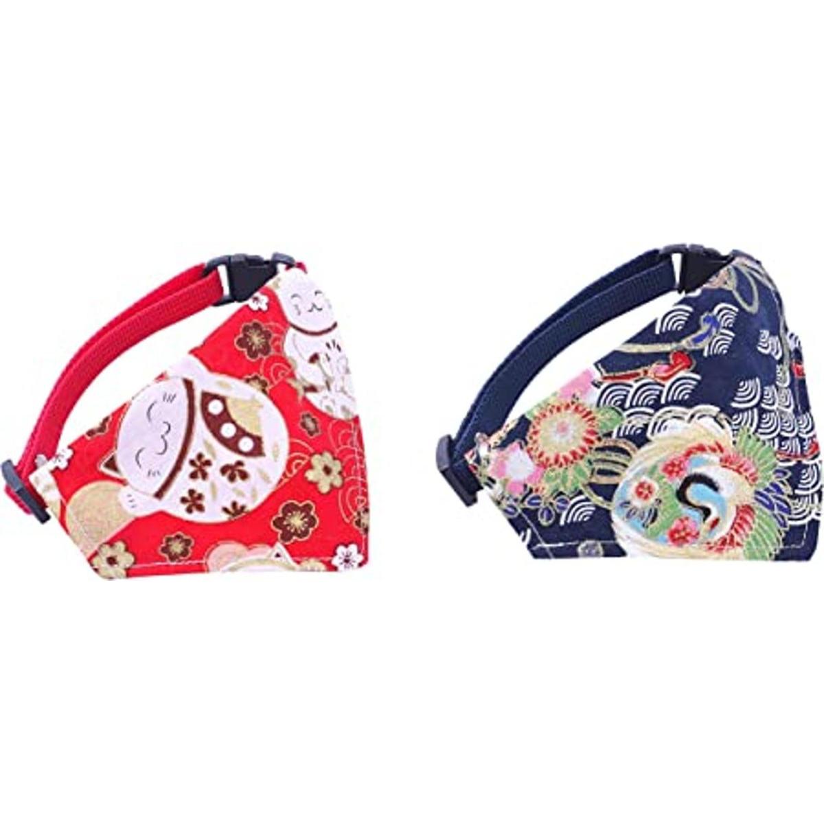 OHAYO Bandana japonesa para gatos paquete de 2 unidades
