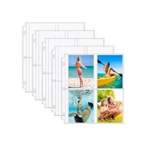 MaxGear Fundas de fotos para carpeta de 3 anillos 3.5 x_1