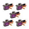 Hosyond Paquete de 5 microservos MG90S 9G engranajes de_1