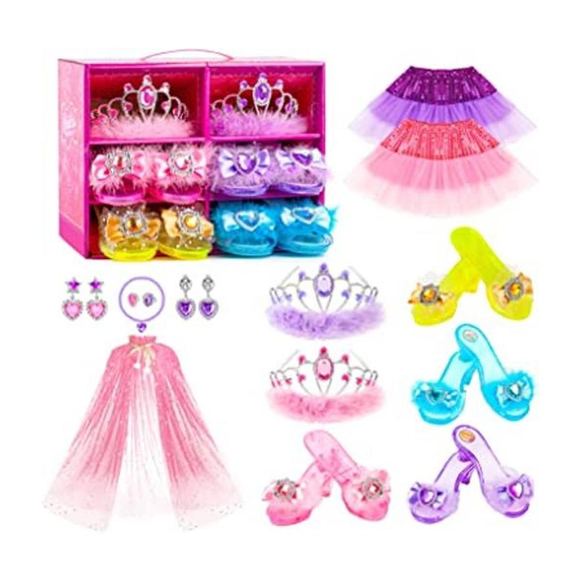 Jeowoqao Zapatos de vestir de princesa ropa de vestir