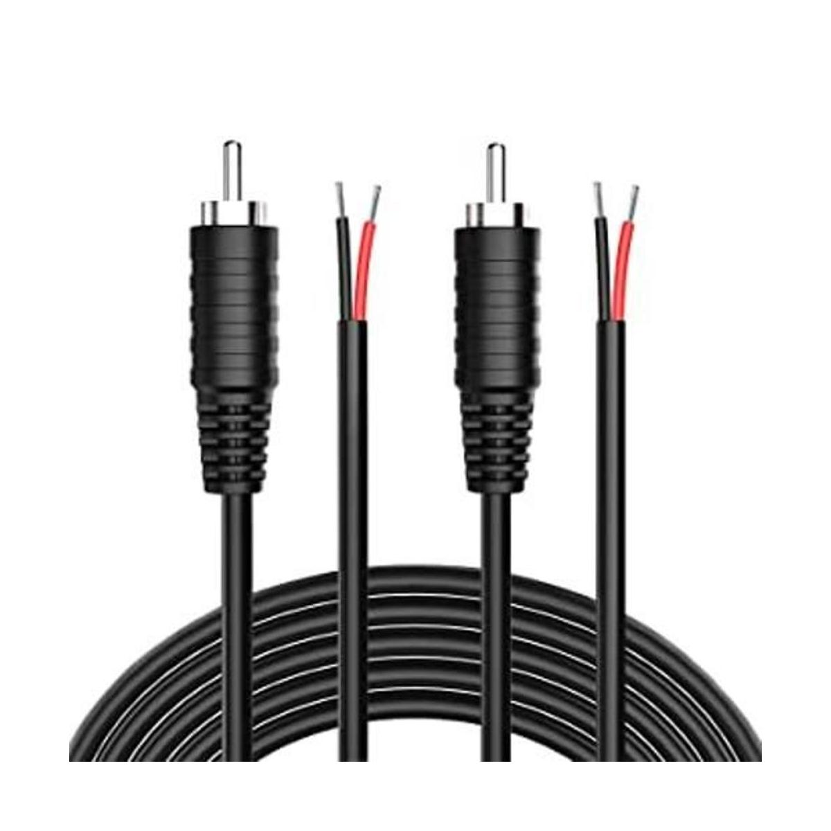 PixelMan Cable de altavoz RCA de 18 AWG de 6.5 pies 2