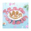 Juego de 8 cortadores de galletas de unicornio con sellos