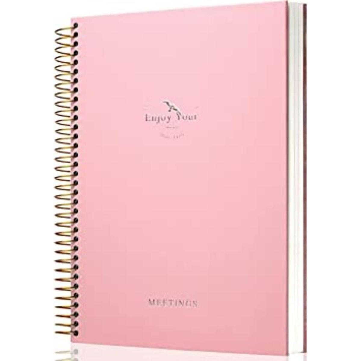 Cuaderno de reuniones para trabajo con artículos de