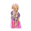 Peluca de princesa Rapunzel súper larga con flores_4