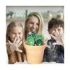 Juego de cucharas medidoras de cactus de cerámica en