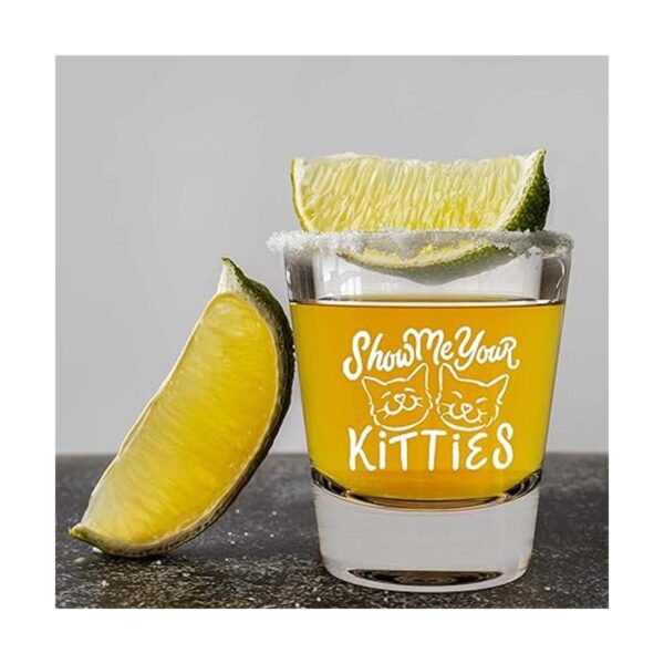 LitGifts Divertido vaso de chupito para gatos regalos