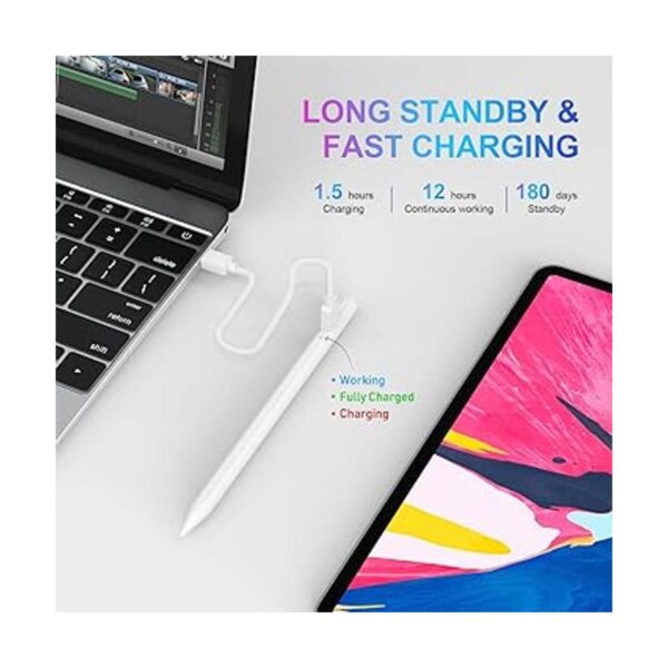 Lápiz digital para iPad con rechazo de palma lápiz activo_6