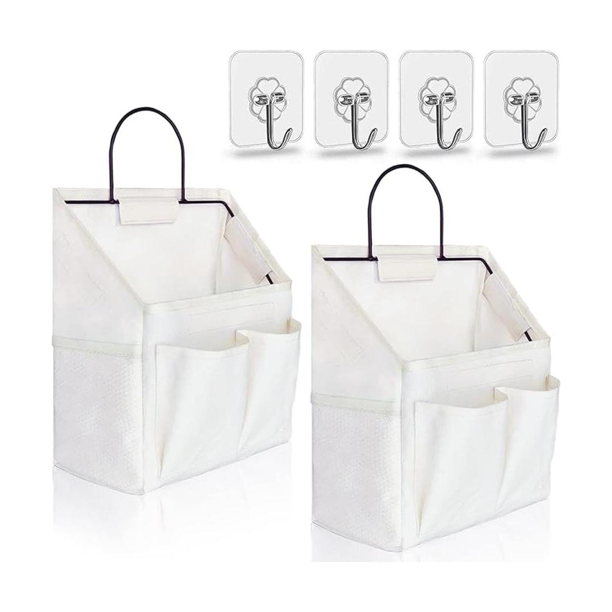 KANRICHU 2 bolsas pequeñas para colgar en la pared cesta
