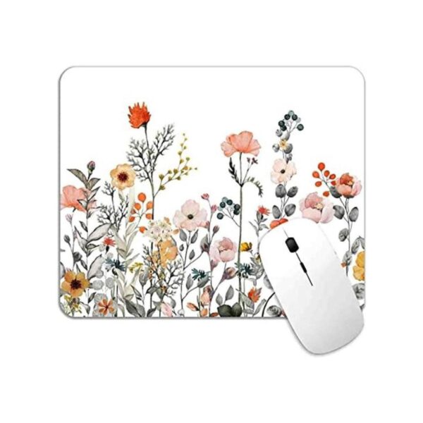 LTHAOGUO Alfombrilla de mouse de flores florales de_1