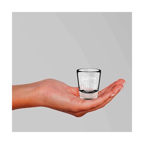 LitGifts Divertido vaso de chupito para gatos regalos