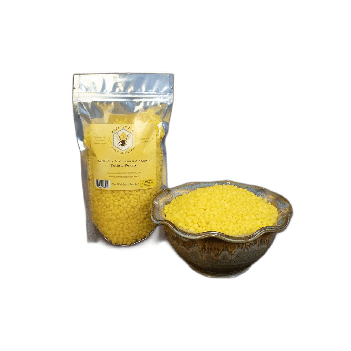 Perlas de cera de abeja Pure USA de grado cosmético