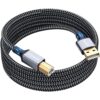 Hisatey Cable de impresora USB de 10 pies cable USB 2.0_1