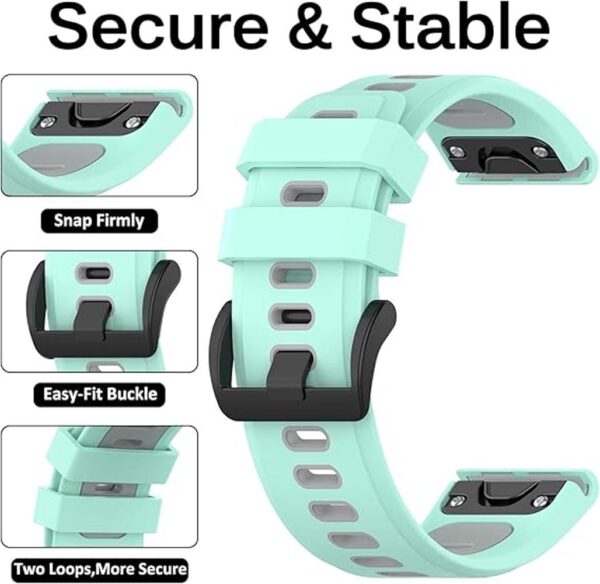 Miimall Garmin Fenix 765 Correa de repuesto compatible