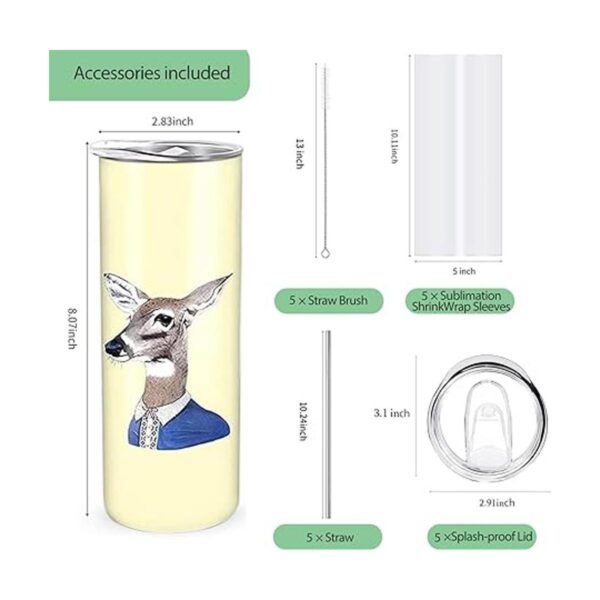 NinthWare Vasos de sublimación en blanco de 20 onzas 5_3