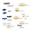 Graduation PartyDecorations NavyBlue GoldSilver Confetti